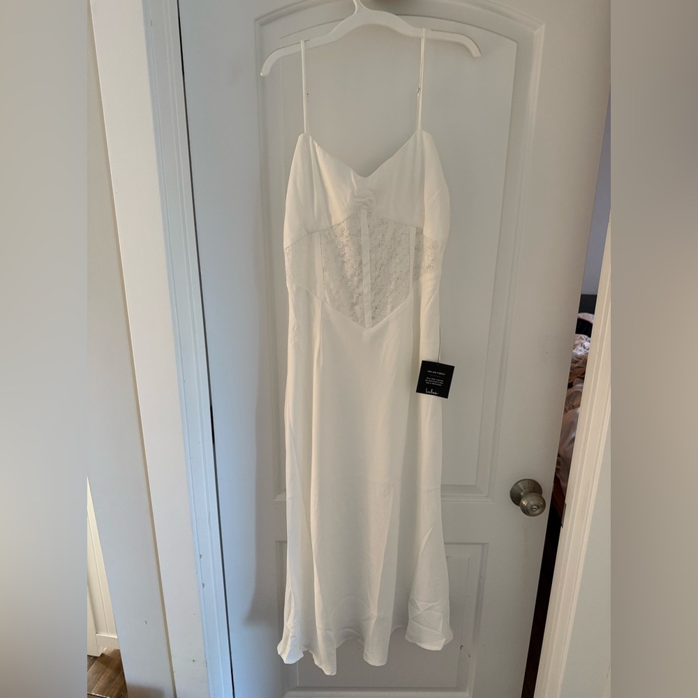 White Midi Dress